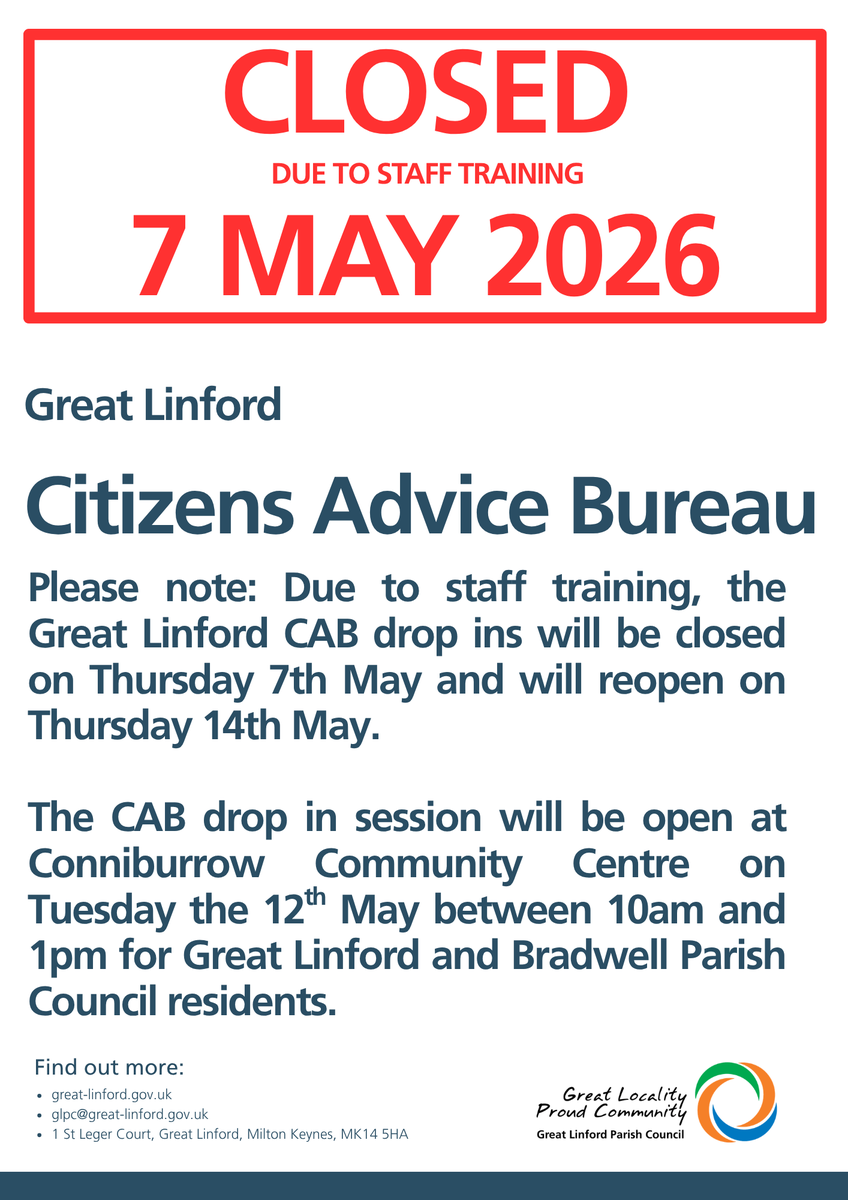 Great Linford Parish Council tweet media