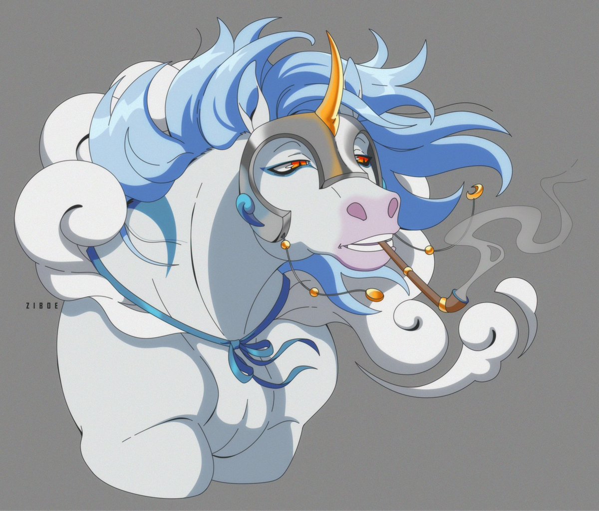 Zi_boe's tweet photo. Commission for @liliryuu Glad I am able to draw horses once again, I love horses 🥺 make me draw moreeee. #horse #anime #god #japanese https://t.co/7SixVDZs9Q