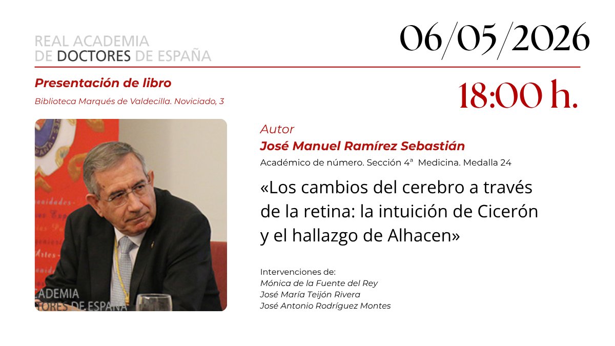 Real Academia de Doctores de España _ tweet media