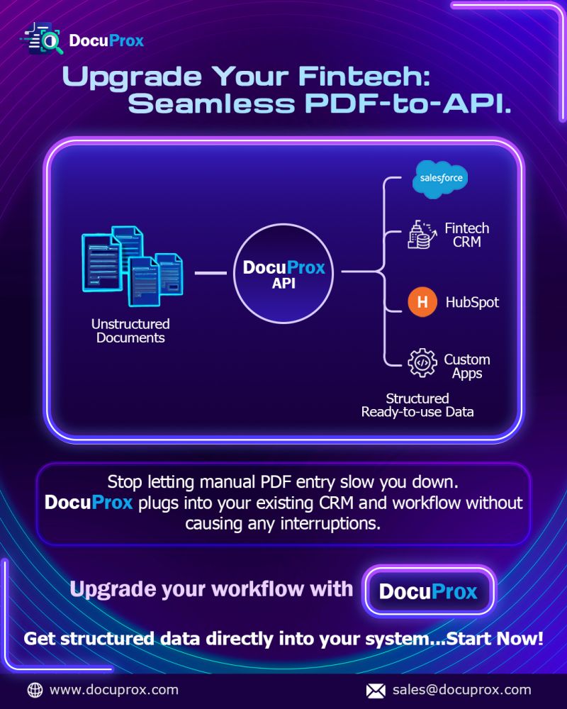 docuprox's tweet photo. Stop manual work with documents.
Convert data and connect your systems easily.
Make your workflow faster and simple.

#DocuProx #Automation #Fintech #API #Tech #Workflow #Productivity https://t.co/6jA2RJEXwu