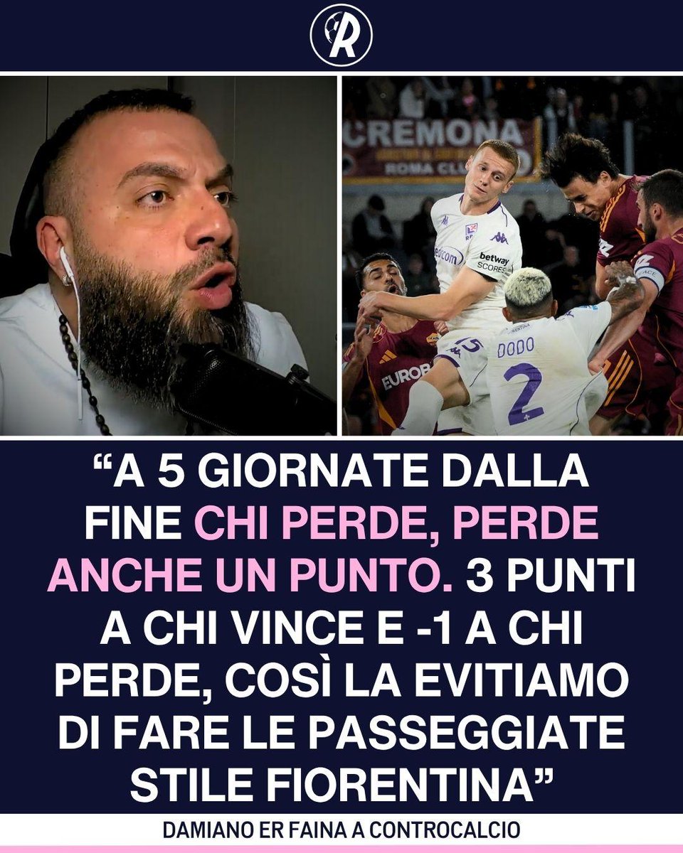 Rompipallone_'s tweet photo. Due proposte rivoluzionarie per cambiare e migliorare il calcio, entrambe valide nelle ultime cinque giornate di campionato.
Cosa ne pensate di questa doppia idea di Damiano Er Faina?
#seriea #erfaina #calcio https://t.co/9O3Plb8m0w