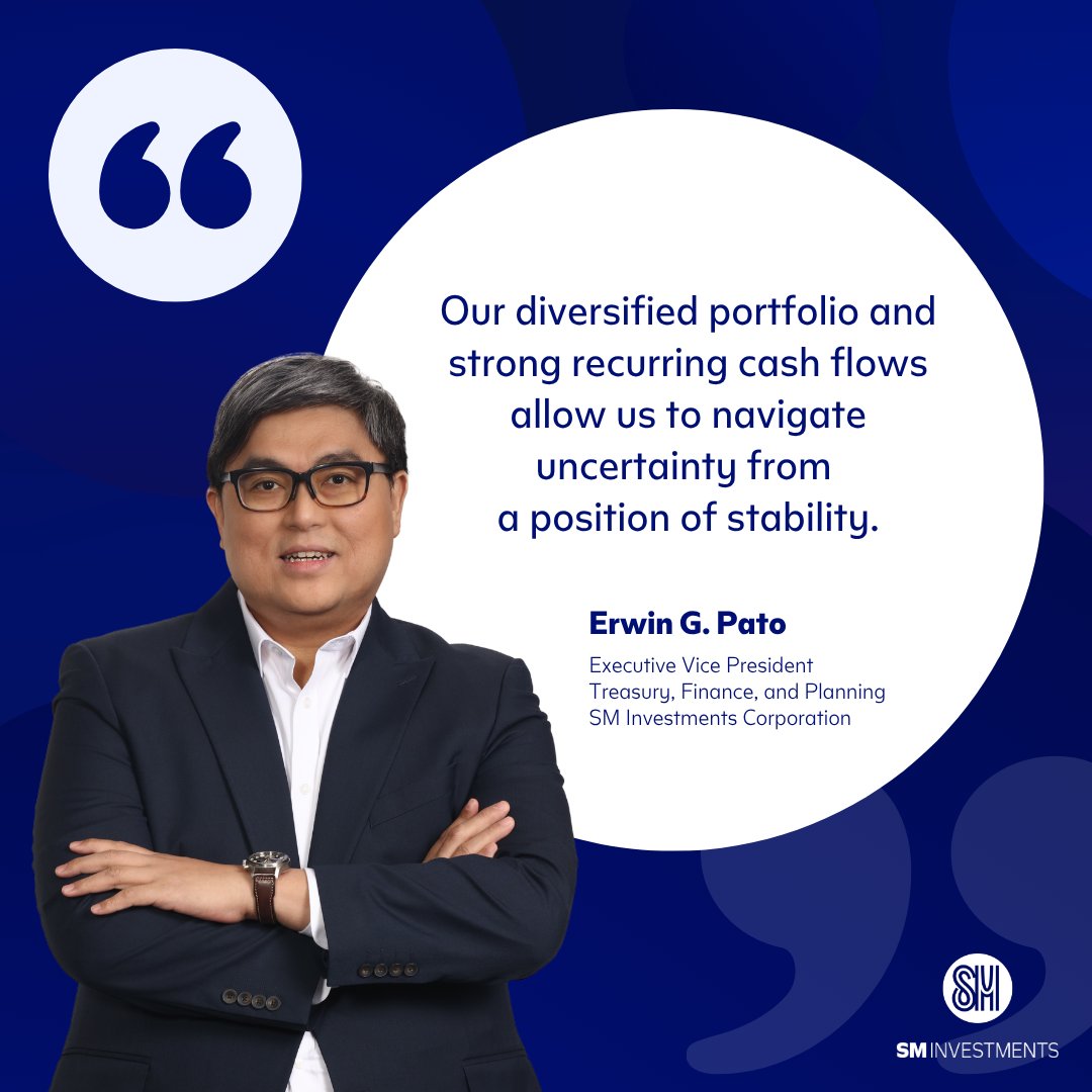 SM_Investments's tweet photo. We prioritize disciplined capital management and strong liquidity to support long-term value creation for our stakeholders.

#SMInvestments #SMForAll https://t.co/7b7ttOAWpp