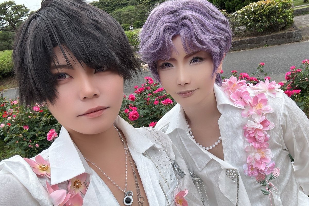 りりちゃんマヒルと花衣装撮影でした！ 楽しかった〜！りりちゃん