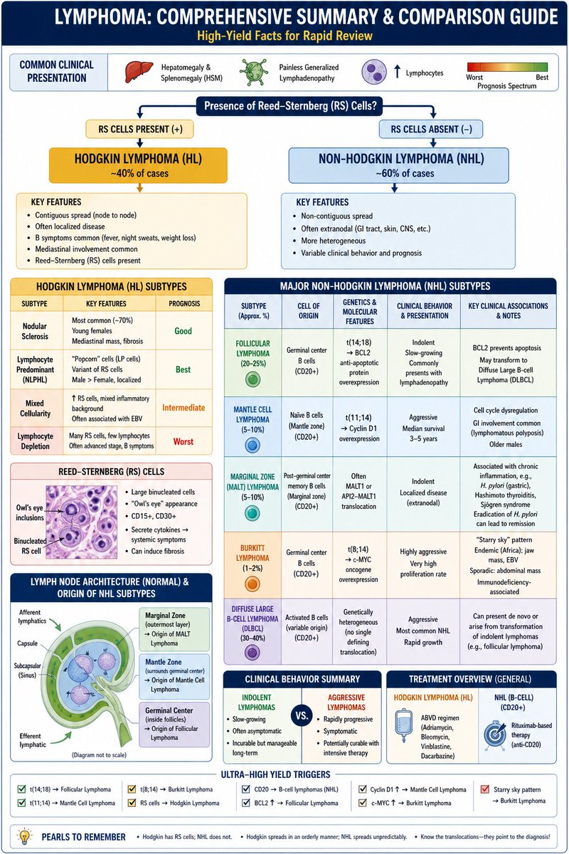 Leukemia ✅️
Lymphoma ✅️

#USMLE #step1 #Step2ck