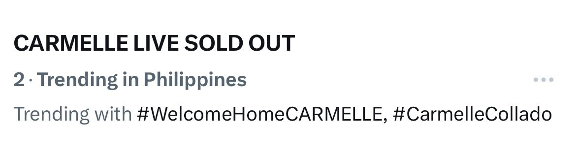 CARMELLIGHTS TRENDSETTER tweet media