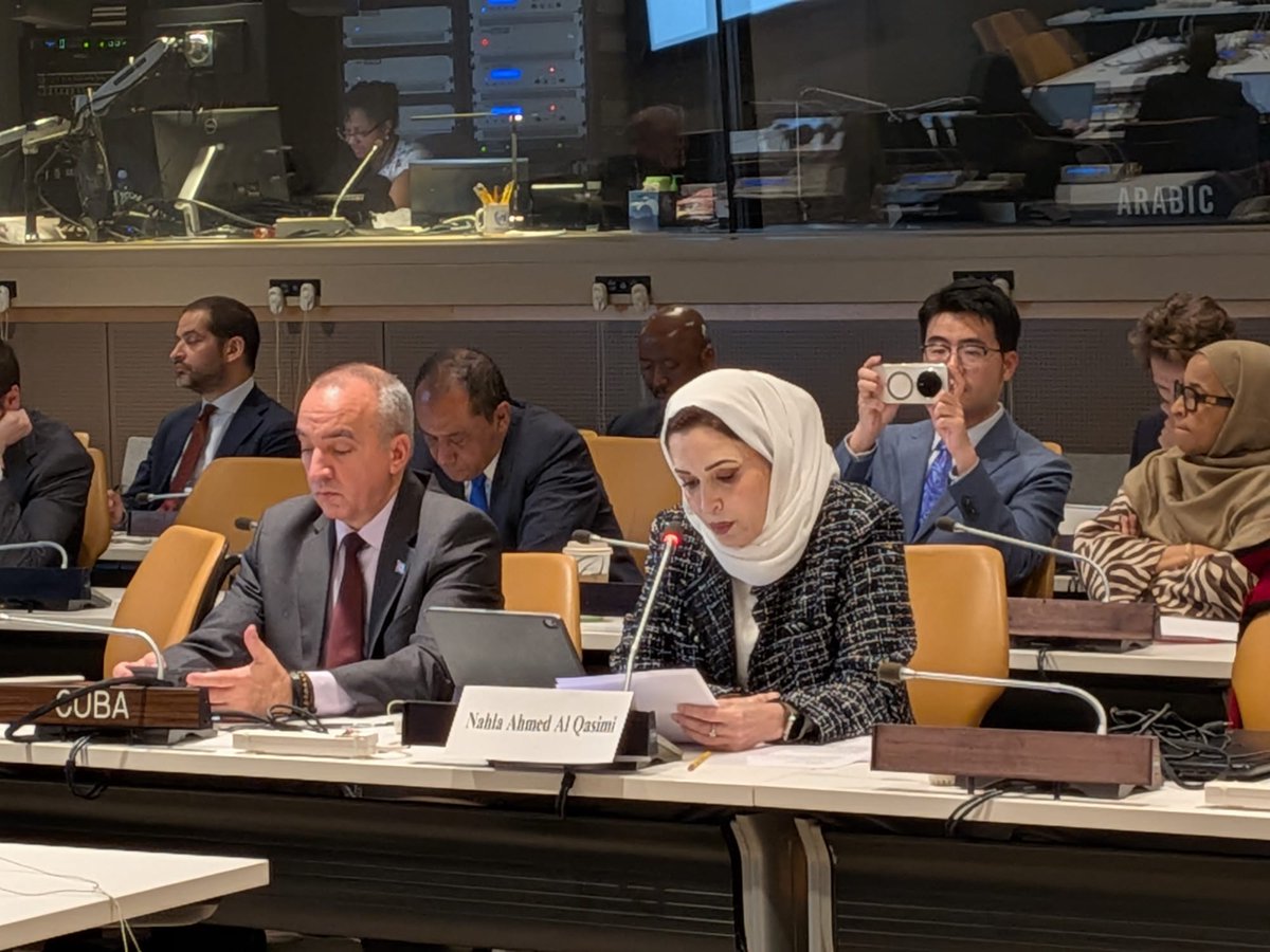 wfeo's tweet photo. At the #STIForum at the @UN, Dr. Nahla Al-Qassimi, WFEO Executive Council Member, represented @WFEO in the @CastAssociation side event on the role of #AI in advancing #EngineeringCapacity.

The session was also attended by WFEO President, Dr. Seng-Chuan Tan, underscoring the Federation’s commitment to these global dialogues.

#WFEOinAction #WeAreEngineers #EngineerForSDGs @mchakchouk