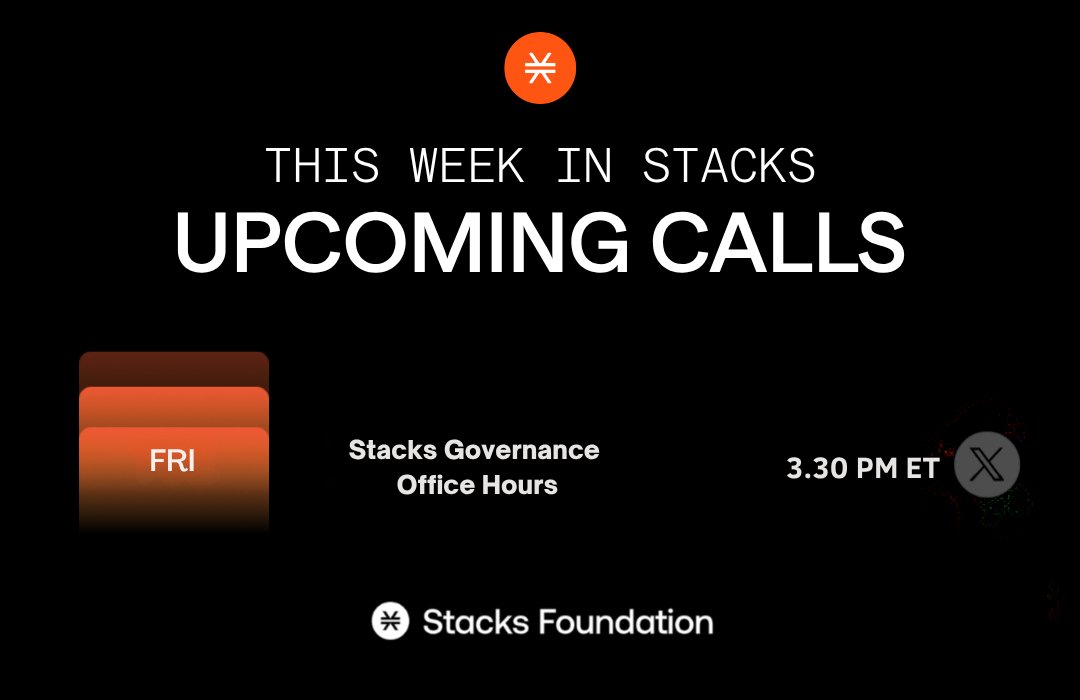 Stacks Foundation 🟧 tweet media