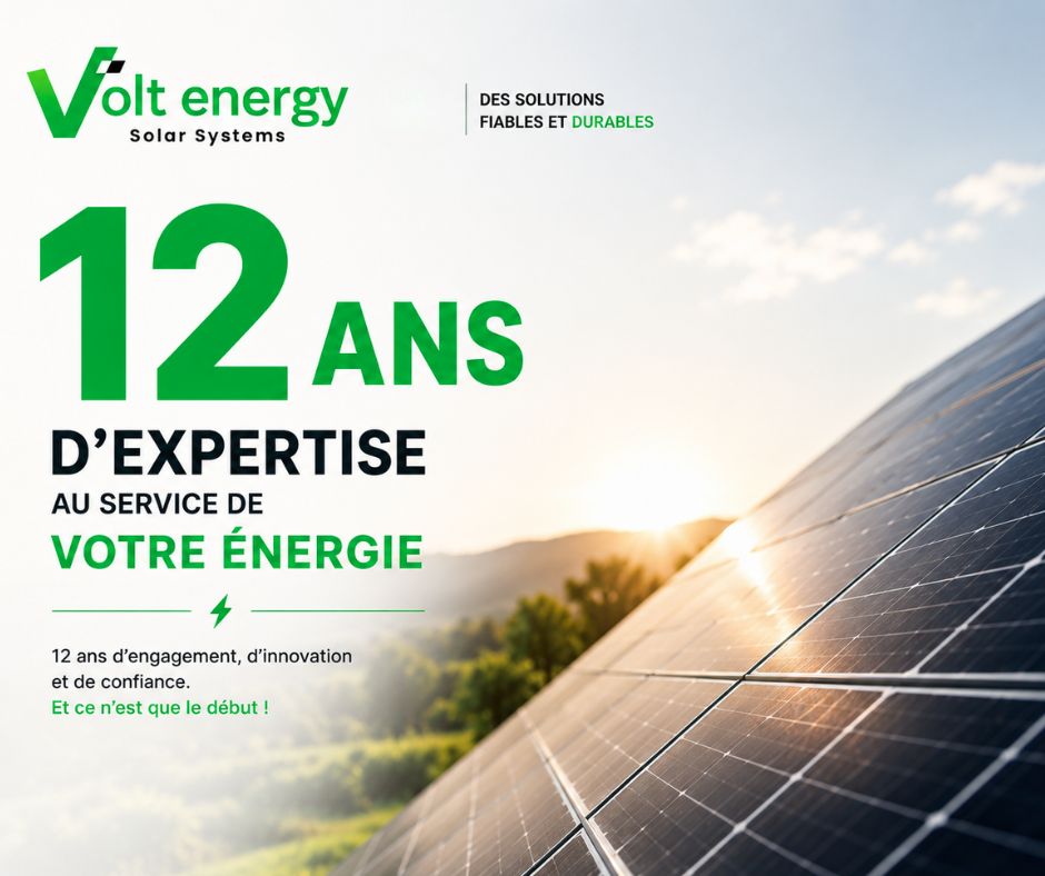 VoltEnergyTN's tweet photo. 🎉 12 ANS. ET CE N’EST QUE LE DÉBUT.

12 ans à construire, installer et transformer l’énergie solaire en solutions concrètes en Tunisie.
12 ans de chantiers, de défis techniques,..
👏 Merci à toute l’équipe pour ces efforts et cette belle aventure. https://t.co/q3gnGpjGs7