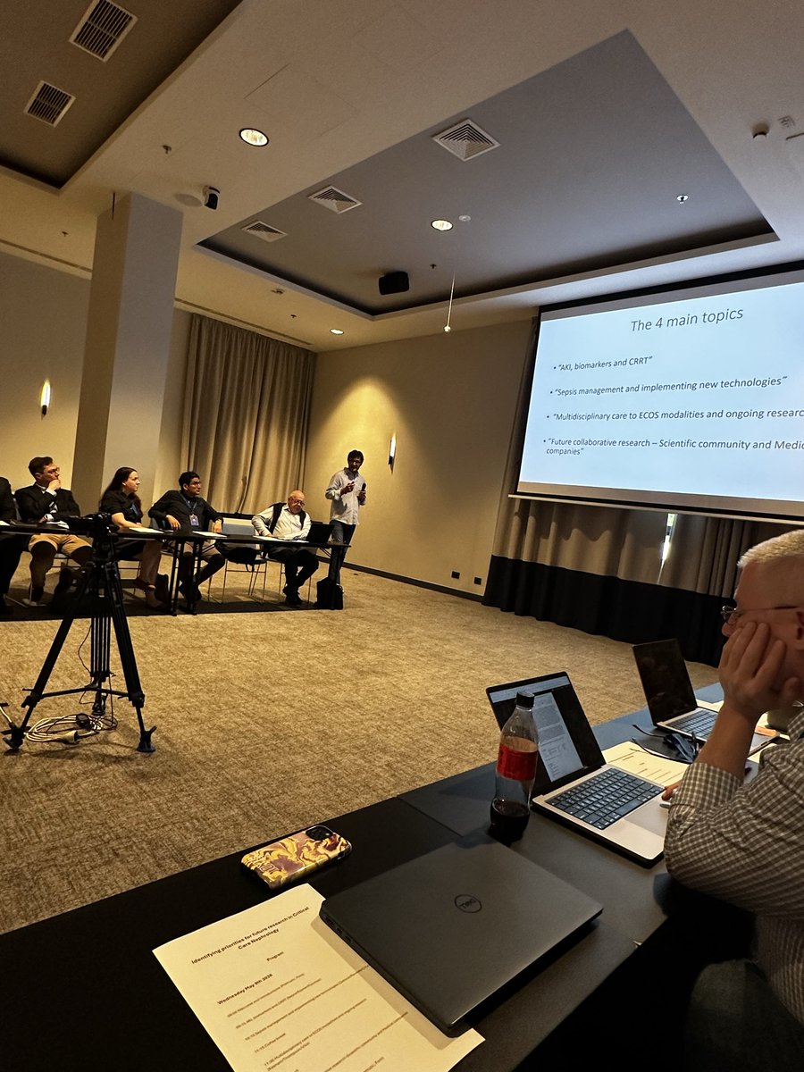 chungk1031's tweet photo. Interactive round table Identifying priorities for future research in Critical Care Nephrology: a great way to kickoff #ICEOS! https://t.co/jwrkppt7h9