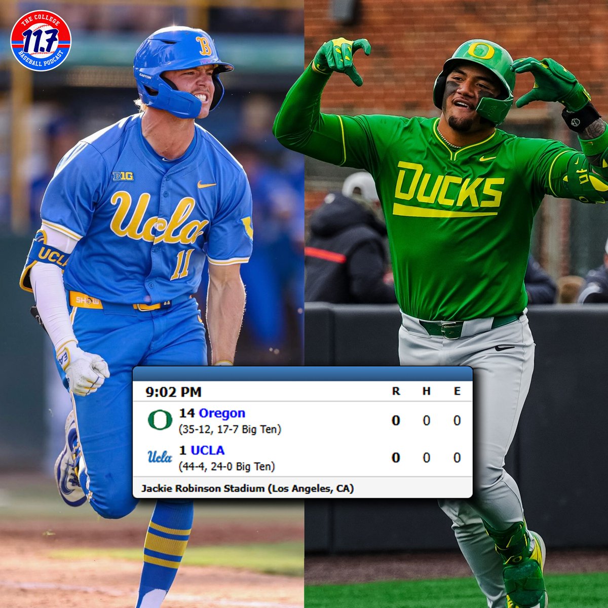 11Point7 College Baseball tweet media