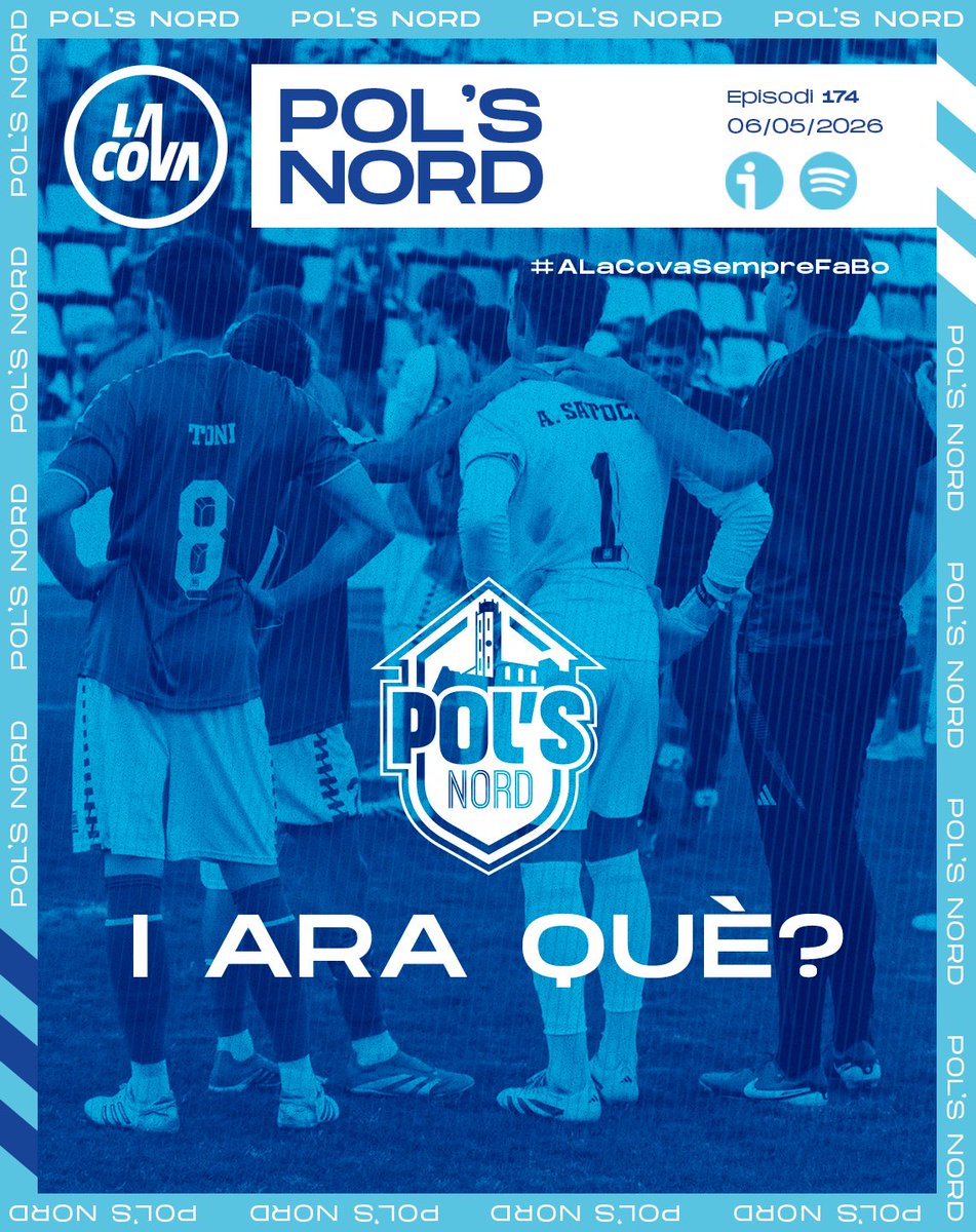 CovaLleida's tweet photo. Incertesa, neguit, desequilibrats, ansiosos… Com ens plantegem el partit de diumenge al Camp d’Esports?

📢 Tertúlia amb @RogerdeMesa i @D35VILANOVA 

JA DISPONIBLE L’ÚLTM POL’S NORD DE LA TEMPORADA A iVOOX I SPOTIFY 🎧!
🟠: https://t.co/1AVqSQqoYG
🟢: https://t.co/m4yBSHHIMZ https://t.co/dZ549EwrgQ
