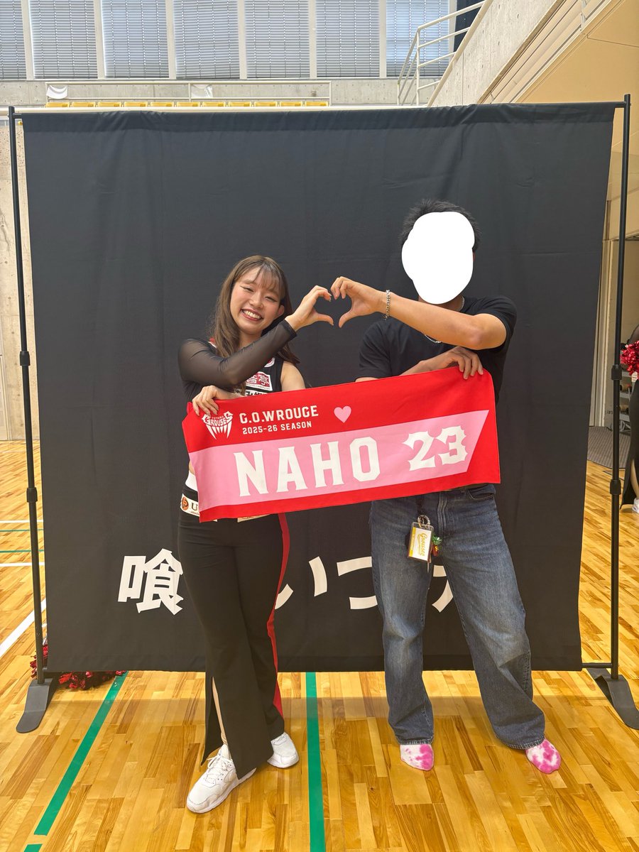 syu_17to's tweet photo. 今シーズンありがとうございました！！
なほさんさいこーです！
#富山グラウジーズ 
#NAHO  
#GOWROUGE https://t.co/wmHkWvFIMx