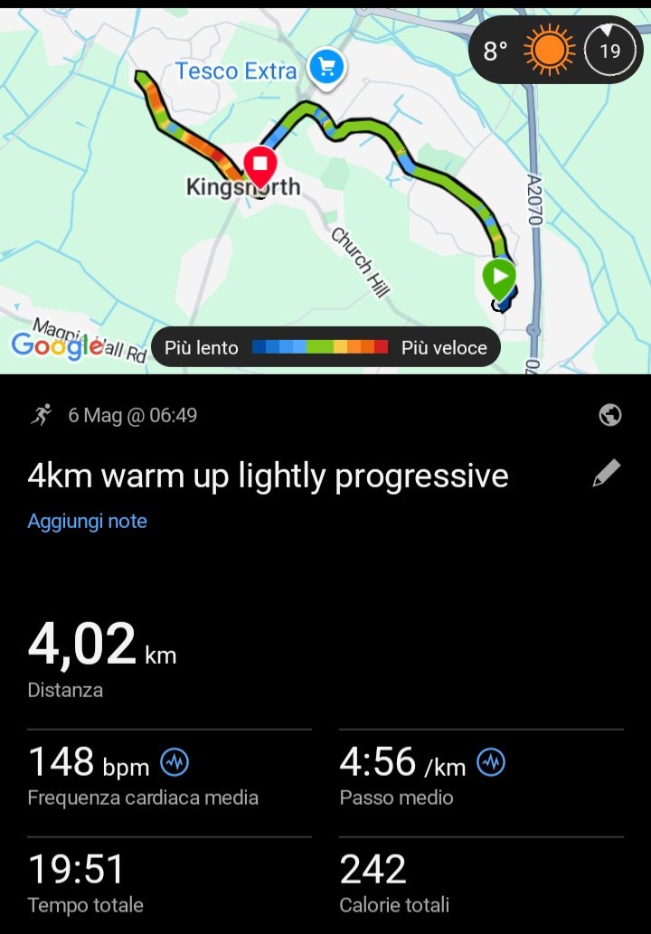 BullaGuido's tweet photo. 4km warm up lightly progressive - 10 x 20 seconds hills - 3km cool down, 1k@5:11, 1k@4:55, 1k@4:24 + 20 minutes dynamic plyometrics

-Enjoyable session planned from a qualified coach
-I finished session and I wasn't tired at all, the right quantity and quality https://t.co/K63KnDoZ60