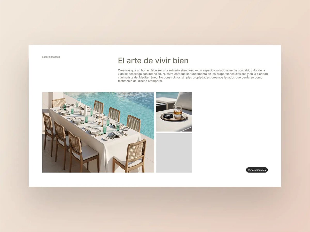 madebynicolas's tweet photo. This is what a Real Estate website in the Costa del Sol would look like 🏺 https://t.co/U0bbcwBO6L