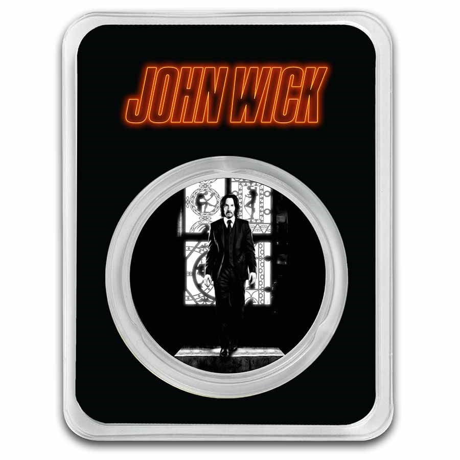 honzacern1's tweet photo. Yesterday I ordered a coin featuring John Wick — how delightfully prosaic, wouldn’t you say? 😄
"I think I am back"
#SilverReturn with vengeance https://t.co/4poYDLwXBz