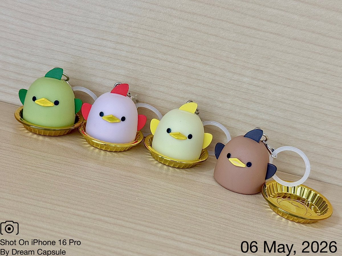 🌟GW特別企画！ドリームカプセル限定商品プレゼントCP🌟

お皿付きで飾ることもできちゃう♪
「ぴよりん めじるしマーカー」

フォロー&amp;RP(RT)していただいた方の中から抽選で2名様に全4種セットをプレゼント🎁
販売店舗リストとキャンペーン詳細は↓

#ドリームカプセル #ガチャ専門店