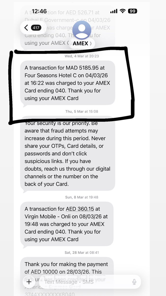 DayosDiary's tweet photo. Not @emirates trying to question the validity of the receipt I sent them….. this is just down right unbelievable. I sent your team the hotel invoice and the response had me shook. The invoice has the details of the charges 

Here is my Amex notification to back up the claim https://t.co/kXOf2TLbnS