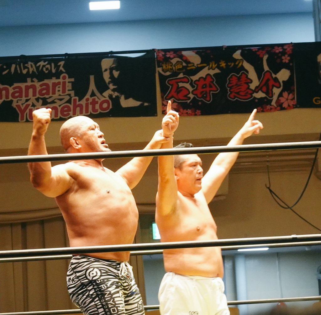 2026.4.29 ガンバレプロレス旗揚げ13周年記念大会「マッド・マックス2026」　後楽園ホール　第４試合　
　
関根”シュレック”秀樹選手、小路晃
選手。

#GanPro