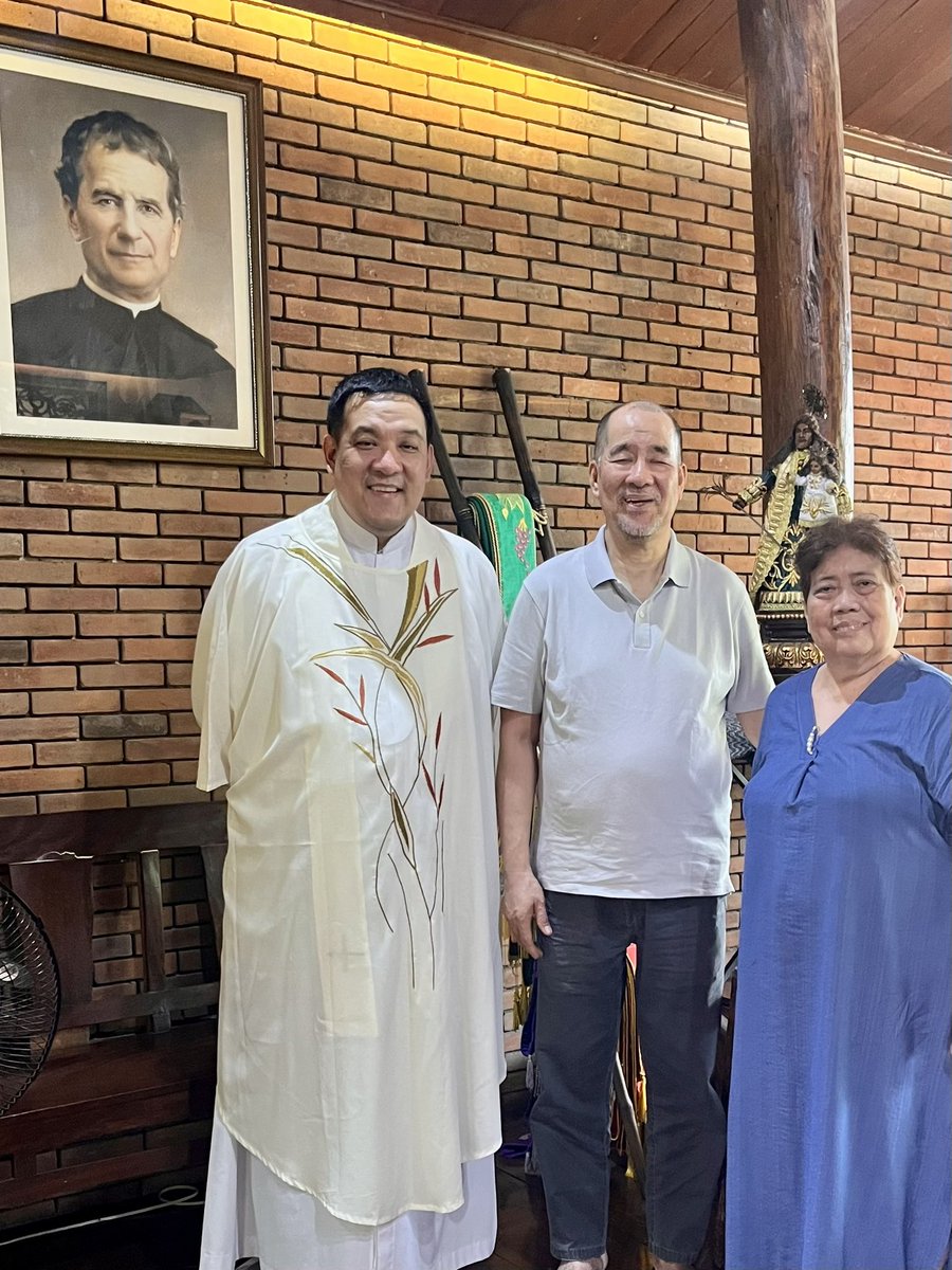Marc_Will's tweet photo. 02 May 2026

Photo taken after the Holy Mass I celebrated with my parents at the Chapel of Rinaldi Community — Don Bosco School of Theology. https://t.co/2GkEyj5Zi7