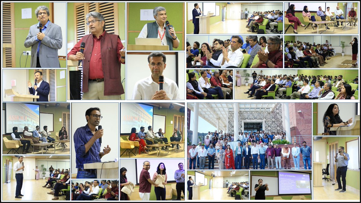 TSB_Ashoka's tweet photo. From lab to market – We are thrilled to organize the first Bio-Innovation Summit @AshokaUniv bridging industry & academia through exciting panel discussions & journey stories from successful #biotechstartups. It was wonderful to listen to @vijaychandru @MDBirac @drshirdshendum https://t.co/ihaxZeCUGB
