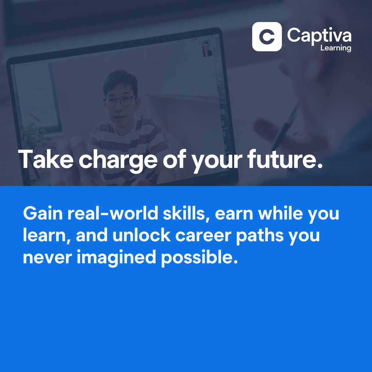 CaptivaLearning's tweet photo. Your future, your move.

Earn. Learn. Progress.

🔗 https://t.co/LZnoN2KYbO https://t.co/YfQKkHvWbI