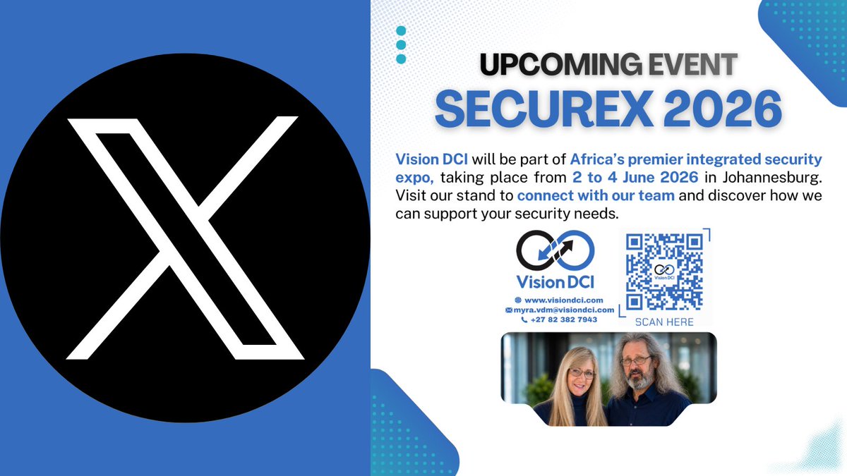 VisionDCI's tweet photo. 📅

Find out more at https://t.co/pE2to7F5WY 🌐

For enquiries, email myra.vdm@visiondci.com 📧

#Securex #VisionDCI #SecurityManagers #SouthAfrica #Government #Managers #Education #Security #Intelligence #eLearning #Training #Courses #Services #SkillsProgrammes #SASSETA #PSIRA https://t.co/Jlnlc5xoAY