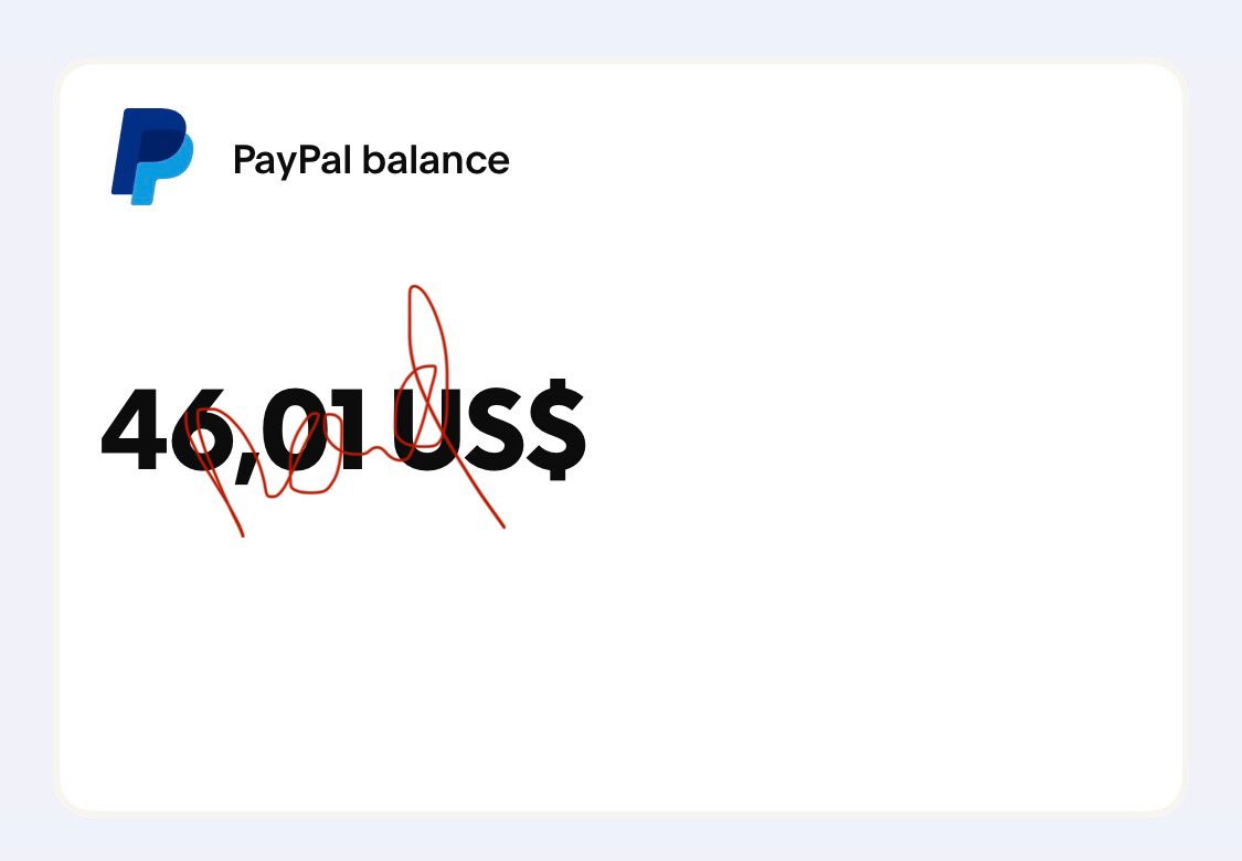 atzst8's tweet photo. wts saldo paypal 
rate 16.850 

$46 (minimal take $10) 
fnf only https://t.co/8j5p3YGToC