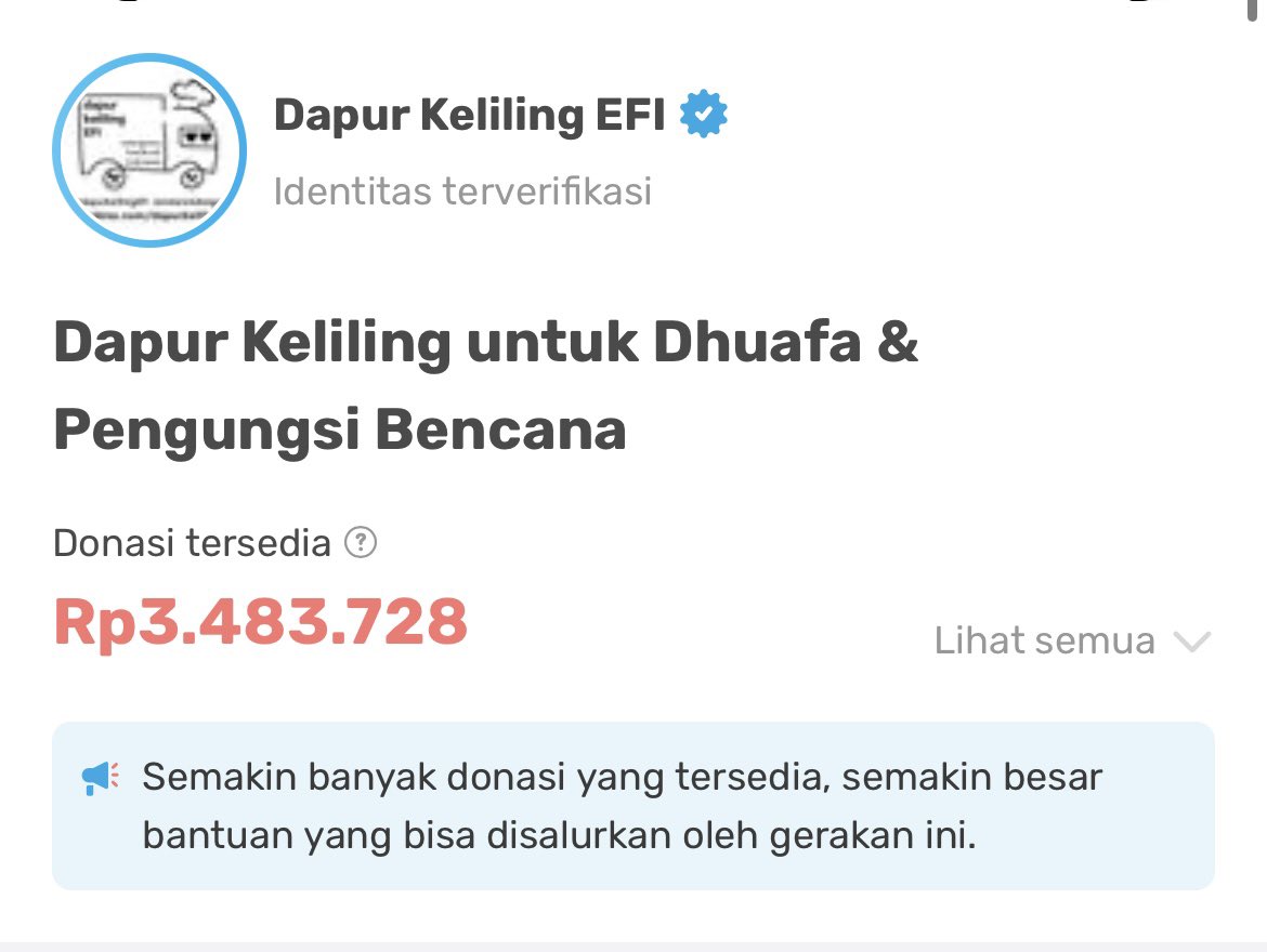 Dapur Keliling EFI (Emergency Foodtruck Indonesia) tweet media