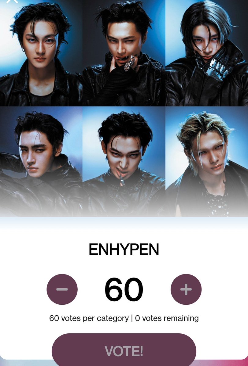 ENHYPEN VOTING TEAM tweet media
