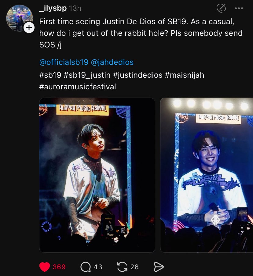 Kinikilig talaga ako sa mga casuals sa threads 🥹

Will post some. Engage rin kayo don! Super ganda ng energy! Nakakahawa pa naman yon. Luv ettttt!

<a href="/SB19Official/">SB19 Official</a> #SB