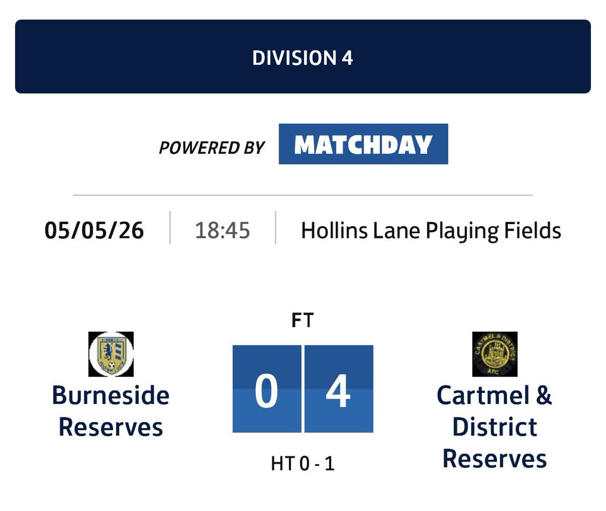 Burneside FC tweet media