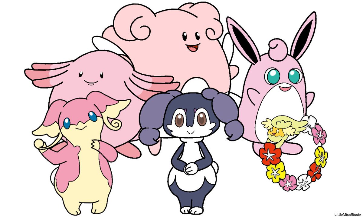 RissieSmurf's tweet photo. Nurse Joy's pokemon team.
#pokemon #pokemonfanart #gamefreakpokemon #chansey #blissey #wigglytuff #audino #indeedee #comfey #pokémonteam #nationalnurseday https://t.co/mdlJSj2ICj