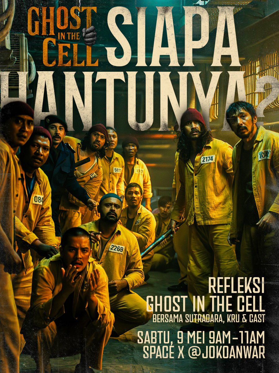 GHOST IN THE CELL - 16 APRIL 2026 DI BIOSKOP tweet media