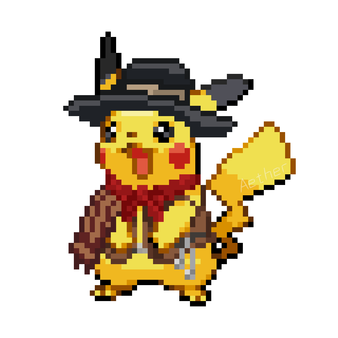 aetherpostingg's tweet photo. Concepto de Cosplays de Pikachu para "Pokémon: Vientos de Plata"

Espero que les guste, pues uno es un gaucho y el otro es Superhijitus.

Yo hice los sprites y la verdad me salieron mejor de lo que esperaba

@Pokemon_vientos (Espero que lo vean y les guste) https://t.co/mH60iuejE9