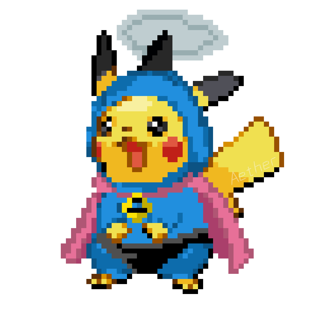 aetherpostingg's tweet photo. Concepto de Cosplays de Pikachu para "Pokémon: Vientos de Plata"

Espero que les guste, pues uno es un gaucho y el otro es Superhijitus.

Yo hice los sprites y la verdad me salieron mejor de lo que esperaba

@Pokemon_vientos (Espero que lo vean y les guste) https://t.co/mH60iuejE9