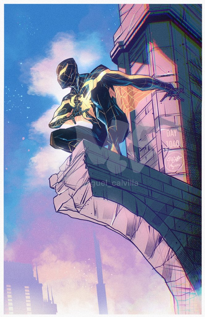 Miguel_CalVilla's tweet photo. Drawing one Spider-Person (and some symbiotes) everyday until Beyond the Spider-Verse comes out    

Day 1040: Symbiote Spider-Man - Peter Parker (Original Design) https://t.co/FiBrgOAf78