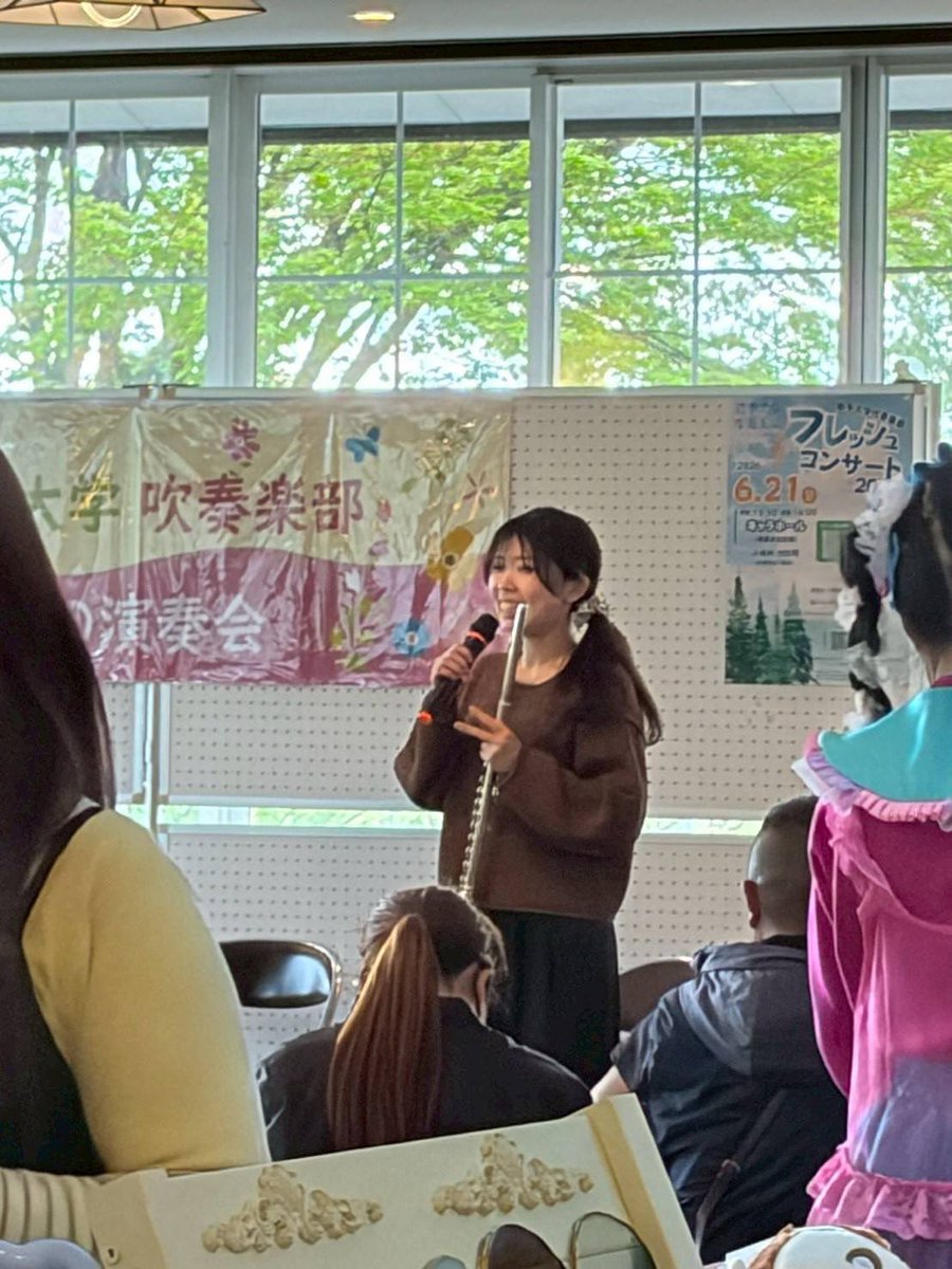iu_WO's tweet photo. 先日5月4日（月）に、花巻広域公園で行われた ぎんがのもり春まつりで演奏してきました！

さまざまな世代の人に楽しんでいただけたと思います！
お客様との距離が近く、あたたかい雰囲気の演奏会になりました🥰
ありがとうございました！ https://t.co/eaeblLavfr
