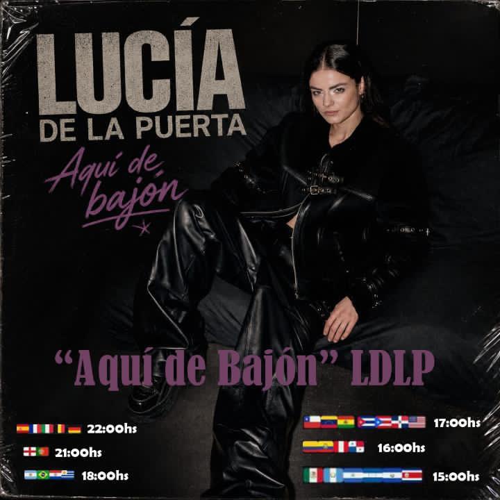 Ohanadlpfc's tweet photo. Los invitamos este Jueves7/5para participar  de la tendencia al nuevo tema de LuciA de la Puerta  a las 22hs España.
#TeamLu https://t.co/lBnTgI4Yup