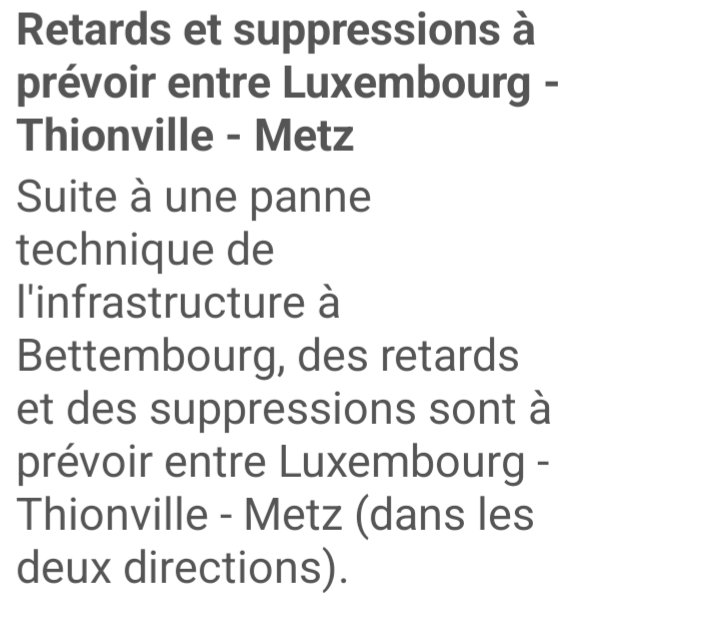Ex Usager TER Metz-Luxembourg tweet media