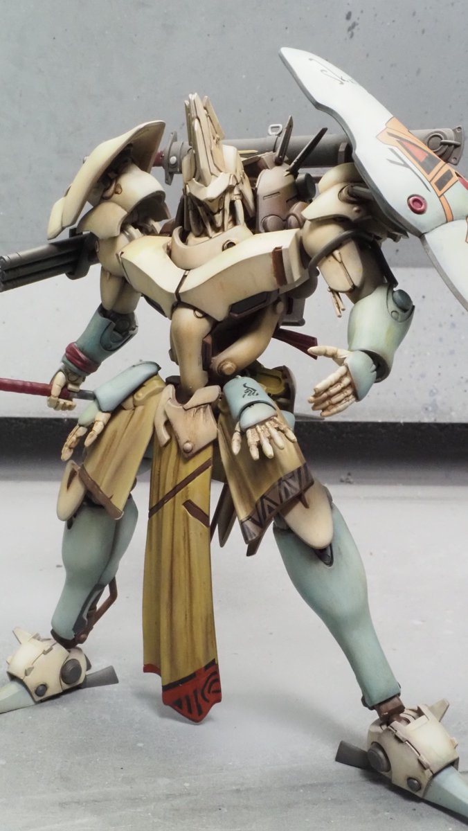 DaisukeOhishi's tweet photo. #GOOD SMILE COMPANY
#MODEROID
#聖刻
#聖刻1092
#WORS

新作完成しました。
「聖刻1092」より「MODEROID」シリーズ「ニキ・バシュマール」です。
古い友人からの依頼作品です。 https://t.co/j1ODpKv9BP