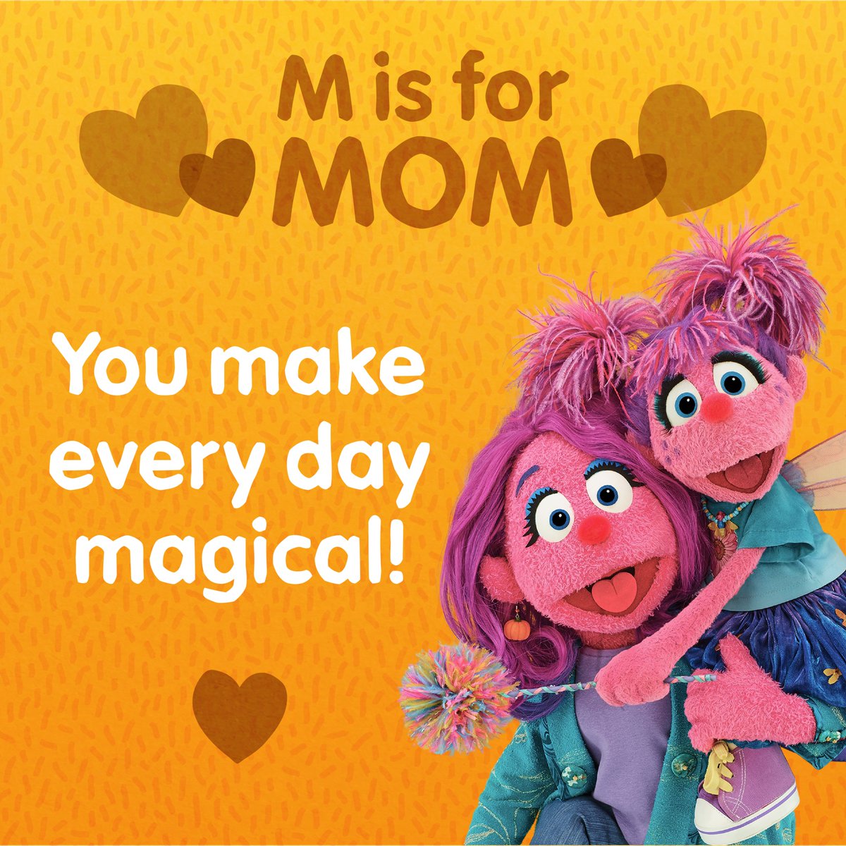 SesameWrkshpIND's tweet photo. From warm hugs and bedtime stories to cheers, cookies, and cuddles,
moms make every day a little brighter. 🌸✨💛
 
This #MothersDay, the Sesame Street gang and #SesameWorkshopIndia are celebrating all the love, laughter, and magic that moms bring into our lives. https://t.co/lc0JWZLoTU