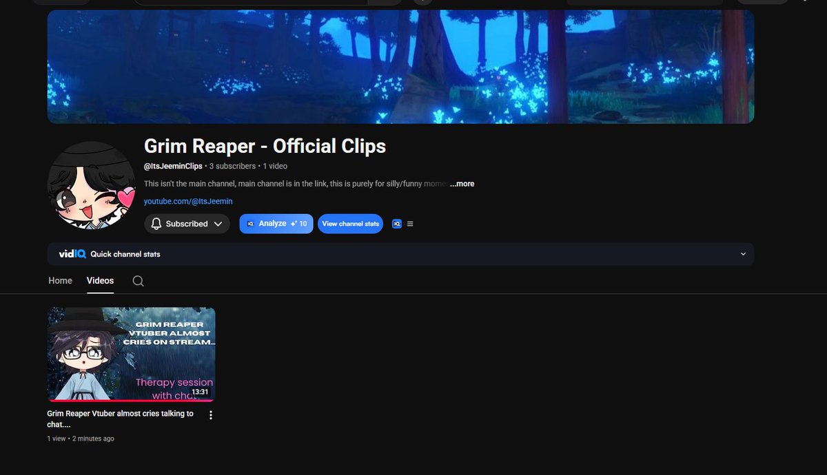 Jeemin 🎤 ⚰️ | Grim Reaper Vtuber tweet media