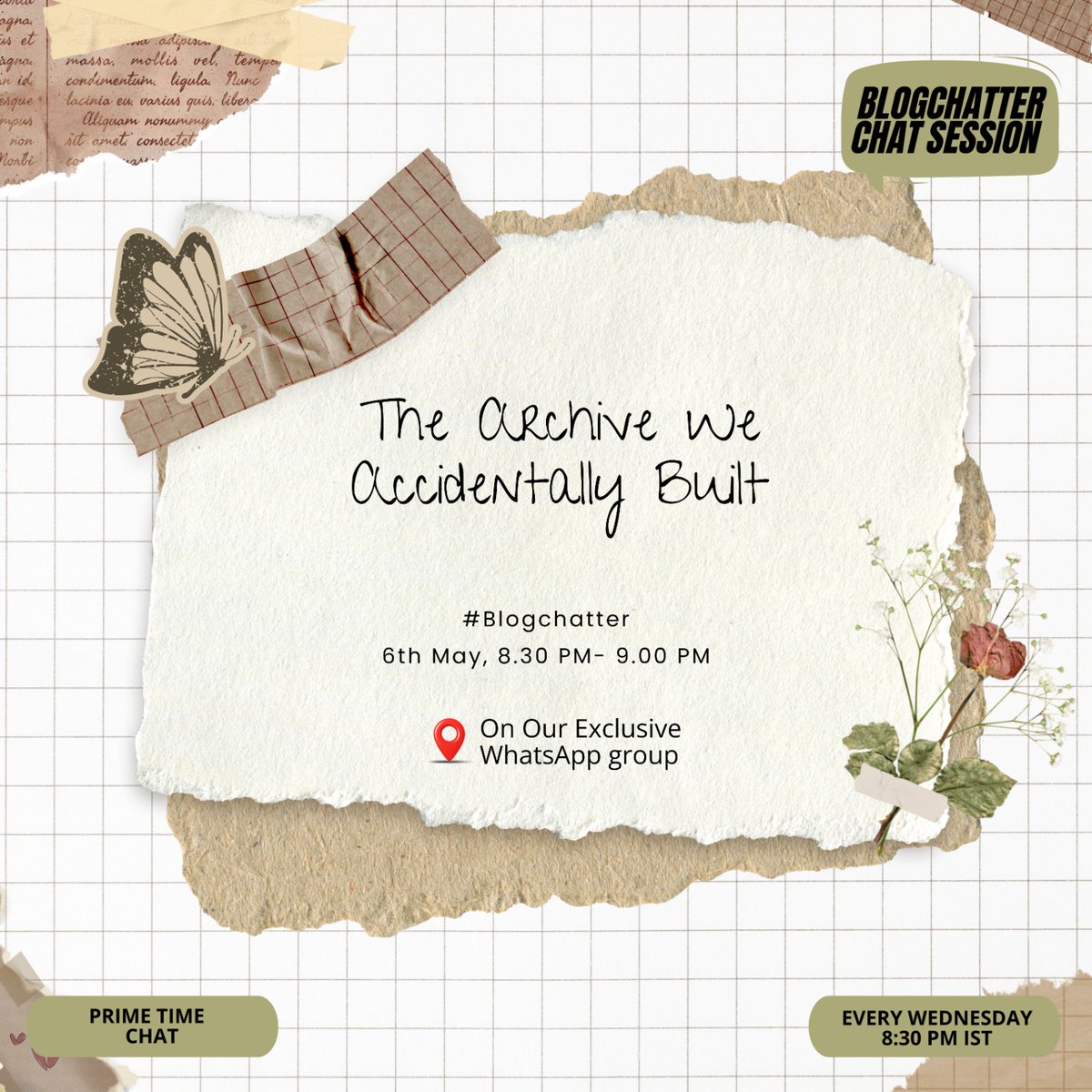 blogchatter's tweet photo. We were creating for pleasure, doing things because we loved them but look what we built over the years! Tonight's #Blogchatter chat runs in our exclusive WhatsApp group so join in by 8.30 PM. https://t.co/TGxJIdLebF