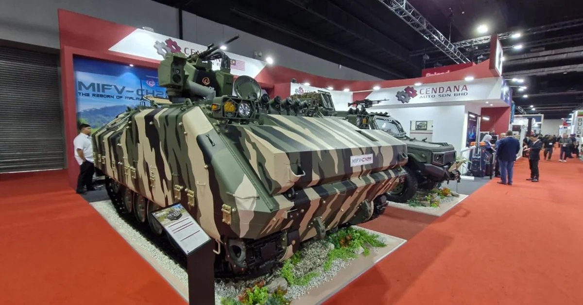 Mifv Cendana Auto unveils its SLEP on K200A1 MIFV. It was previously wrapped ...