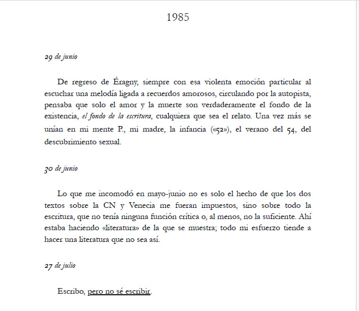 nausicaadelaire's tweet photo. "Escribo, pero no sé escribir."

Annie Ernaux, El taller negro https://t.co/DKnyV5ca5S