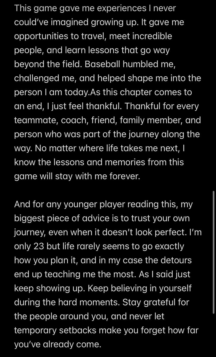 Tyler_Preece_3's tweet photo. Thank you Baseball, felt like sharing.
#BaseballTwitter https://t.co/jZdpfkGLFE