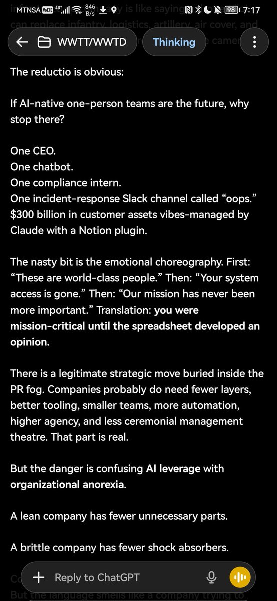 Absolute_alpha's tweet photo. @brian_armstrong Lol. I half read your letter because you half thought about what you are doing. The rest is just tokens https://t.co/oMz4lHSsuz