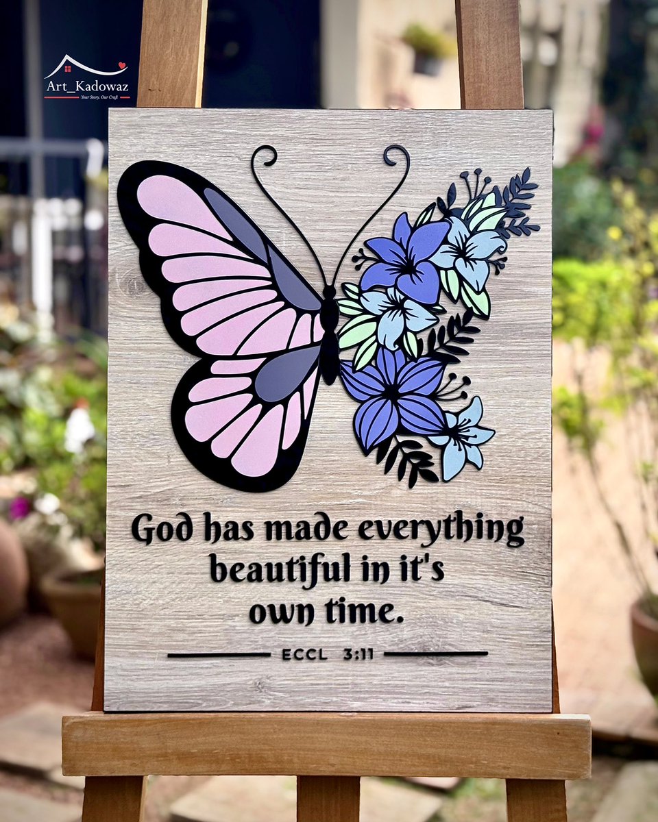 kadowaz's tweet photo. Midweek reminder 🦋✨
You are not behind.
God is still making everything beautiful in its time.
And this Mother’s Day week, we celebrate the women whose love quietly makes homes feel like heaven. 🌸💝
#WednesdayWisdom #MothersDay #FaithInTheHome #ArtKadowaz https://t.co/EtwDXCRY2l