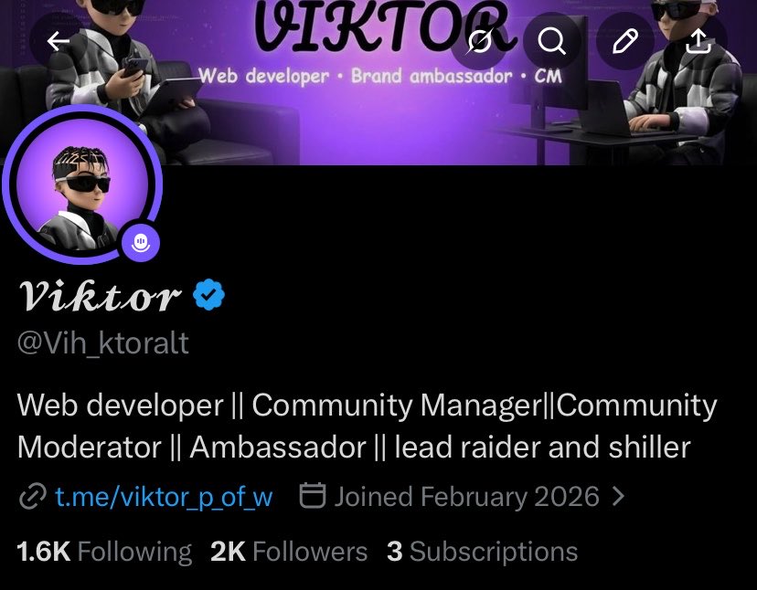 Hi, I’m Viktor, formerly known as Sammy. I came into the Web3 community ...