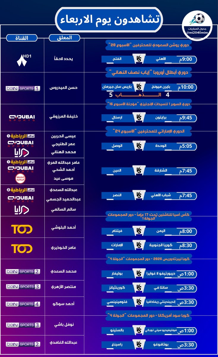 الرقيب الرياضية tweet media